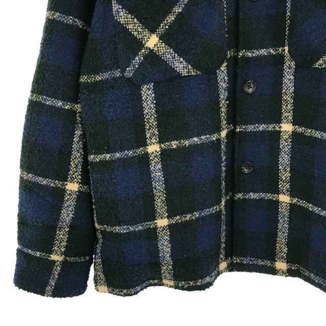 美品】 monkey time / モンキータイム | MT CHK OV/SZD SHT JKT ウール