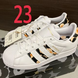 アディダス(adidas)のマリメッコ　アディダス　23cm　スーパースター　新品　レディース(スニーカー)