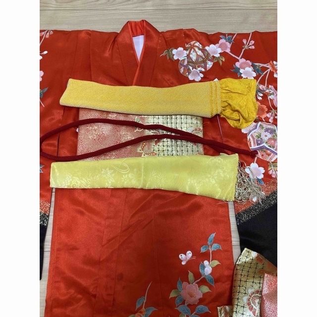 七五三　7歳用 キッズ/ベビー/マタニティのキッズ服女の子用(90cm~)(和服/着物)の商品写真