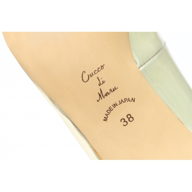 クッコディマル ストラップパンプス ラウンドトゥ 日本製 モードエジャコモ シューズ 靴 レディース 38サイズ ゴールド Cucco di Maru レディースの靴/シューズ(ハイヒール/パンプス)の商品写真
