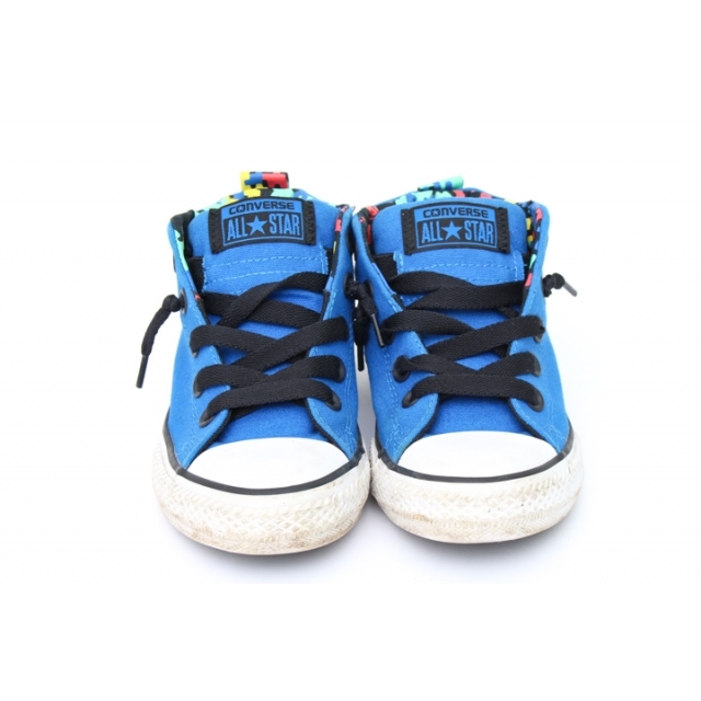 CONVERSE(コンバース)のコンバース スニーカー オールスター 656032F モザイク ハイカット シューズ 子供靴 キッズ 男の子用 19.5cmサイズ ブルー CONVERSE キッズ/ベビー/マタニティのキッズ靴/シューズ(15cm~)(スニーカー)の商品写真