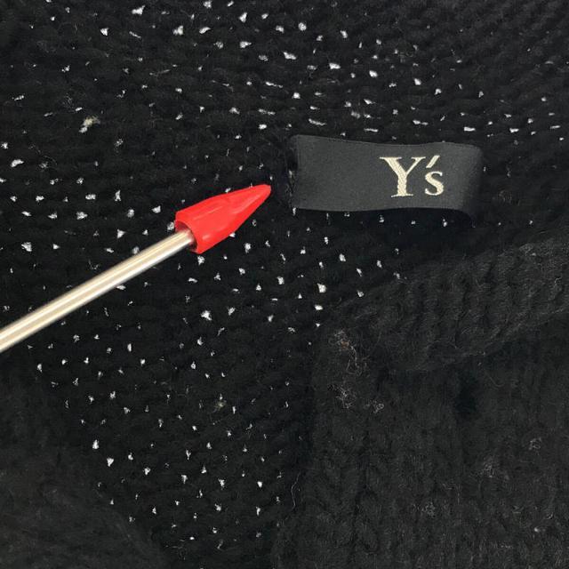 Y's(ワイズ)のY's / ワイズ ヨウジヤマモト | 2018AW | クルーネック ウールニットカーディガン | ブラック | レディース レディースのトップス(カーディガン)の商品写真