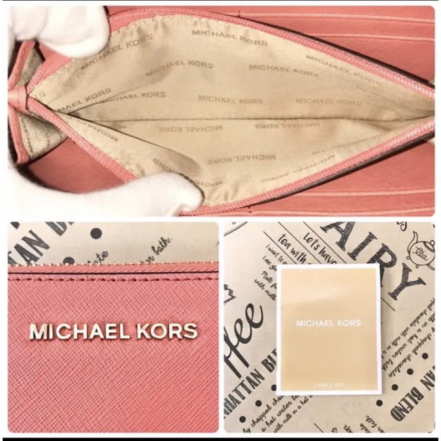 Michael Kors(マイケルコース)の💜MICHEAL KORS🎀ハートチャーム付き長財布🎀 レディースのファッション小物(財布)の商品写真