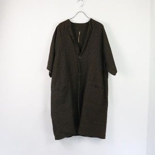 【新品】  ISABELLA STEFANELLI / イザベラステファネリ | GEORGIA Coat ノーカラーコート | 2 | ブラウン調 | レディース(その他)