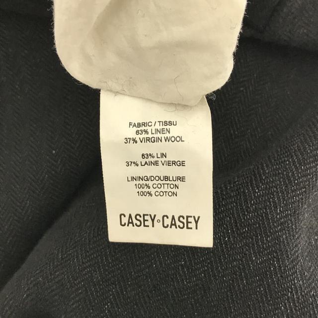 CASEY CASEY(ケイシーケイシー)の【美品】  CASEY CASEY / ケーシーケーシー | 2020AW | BLOM COAT-HERRING リネン ヴァージン ウール ブロム コート へリング | S | GREY | メンズ メンズのジャケット/アウター(その他)の商品写真