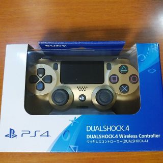 プレイステーション4(PlayStation4)のPS4　純正コントローラ　DUALSHOCK4 ゴールド(その他)