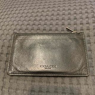 コーチ(COACH)の●USED●COACH レザーカードケース　(名刺入れ/定期入れ)