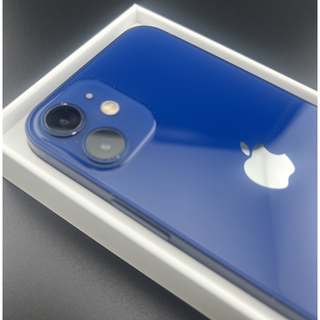 アイフォーン(iPhone)のiPhone 12 mini 128GB ブルー SIMフリー Apple(スマートフォン本体)