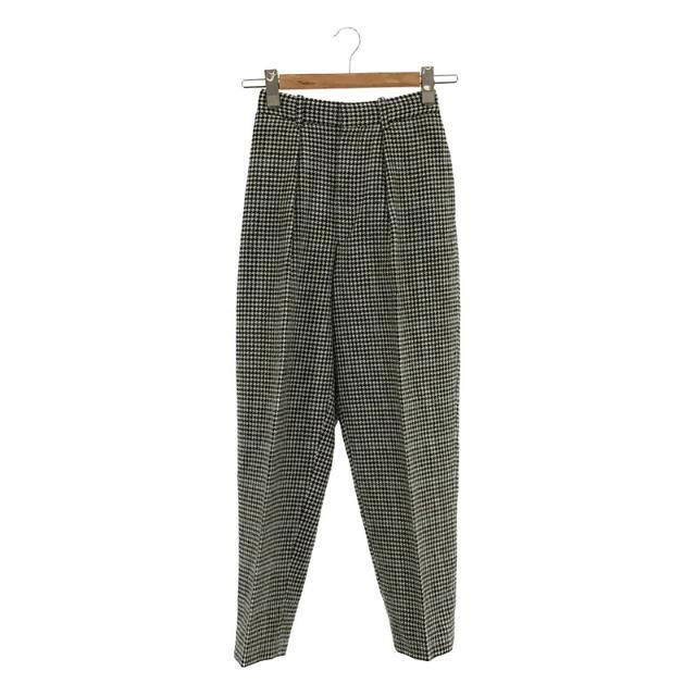 MARKAWEAR(マーカウェア)のMARKAWARE / マーカウェア | CLASSIC FIT TROUSERS CHECK PANTS 千鳥格子柄 ウール テーパード イージー スラックス パンツ | 1 | ホワイト / ブラック / ブルー | メンズ メンズのパンツ(その他)の商品写真