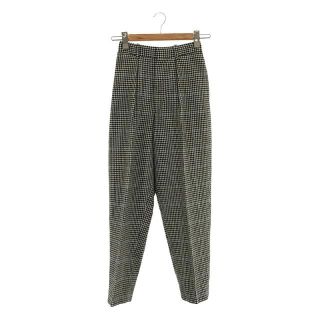 マーカウェア(MARKAWEAR)のMARKAWARE / マーカウェア | CLASSIC FIT TROUSERS CHECK PANTS 千鳥格子柄 ウール テーパード イージー スラックス パンツ | 1 | ホワイト / ブラック / ブルー | メンズ(その他)