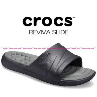 クロックス(crocs)のクロックス サンダル「リバイバ スライド」レディース Ｍ5/Ｗ6(23cm) (サンダル)