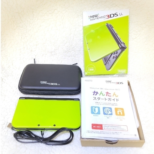 new任天堂3DS LL （メタリックブラック）★美品