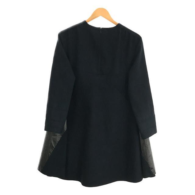 BALENCIAGA / バレンシアガ | フェイク スエード レザー ワンピース