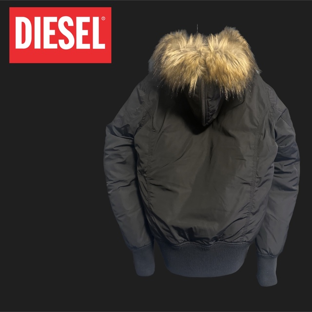 ディーゼル　DIESEL ダウンジャケット　size M  ブラック