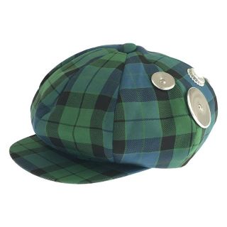 【新品】  KIDILL / キディル | 2022AW | × CA4LA カシラ 別注 Metal Badges Casquette メタル バッジ キャスケット | F | Blue Tartan Check | メンズ(その他)