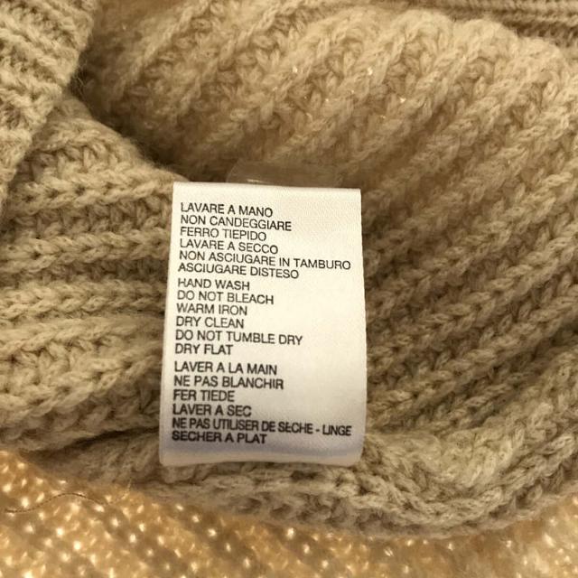 【美品】 ROBERTO COLLINA / ロベルトコリーナ | メリノ ウール キャメル リブ ニット プルオーバー | S | アイボリー | レディース