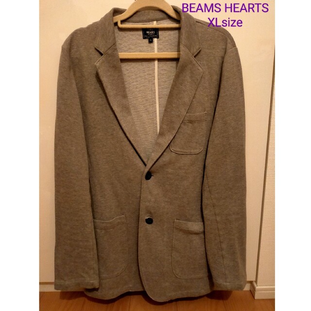 BEAMS(ビームス)の【美品】BEAMS HEARTS カジュアルジャケット コットンジャケット XL メンズのジャケット/アウター(テーラードジャケット)の商品写真