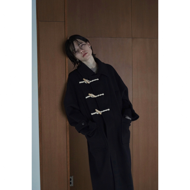 CLANE OVER MAXI DUFFLE COAT NAVY | zoukei-rythmique.jp