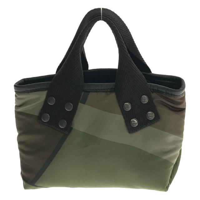 sacai(サカイ)の【美品】  sacai / サカイ | 2021AW | × kaws カウズ コラボ TOTE SMALL BAG ハンド トート スモール バック ユニセックス | OS | カーキ | レディース レディースのバッグ(トートバッグ)の商品写真