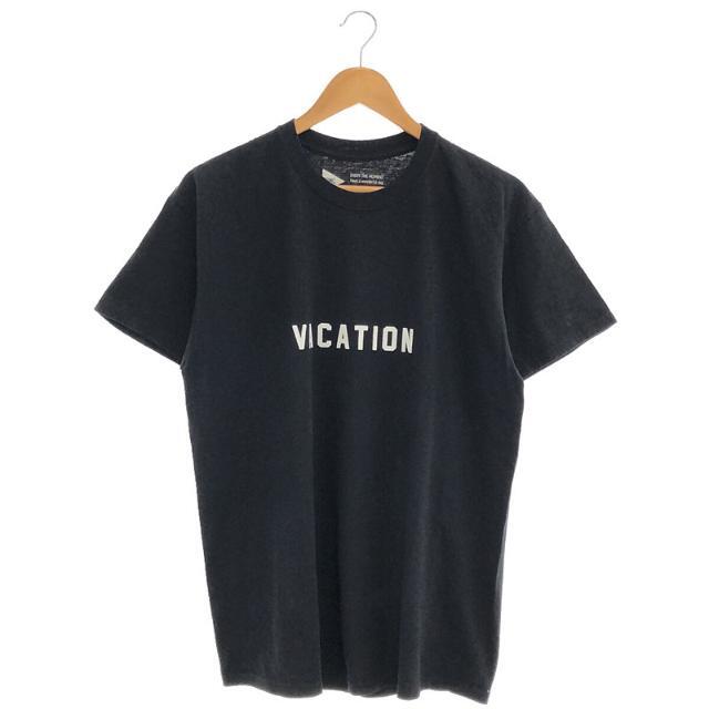 Spick & Span(スピックアンドスパン)の【新品】  Spick and Span / スピックアンドスパン | 2022SS | 【FUNG】Basic TEE(VACATION) フロント ロゴ Tシャツ カットソー | LARGE（F） | ブラック | レディース レディースのトップス(Tシャツ(半袖/袖なし))の商品写真