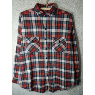 ディッキーズ(Dickies)のo5643　ディッキーズ　90ｓ　ビンテージ　長袖　チェック　シャツ　ネルシャツ(シャツ)