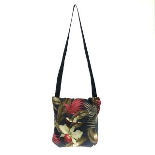 エンジニアードガーメンツ(Engineered Garments)のEngineered Garments / エンジニアドガーメンツ | 2019SS | Shoulder Pouch Hawaiian Floral Java Cloth ハワイアン フローラル 総柄 ショルダーバッグ ユニセックス | ネイビー | メンズ(ショルダーバッグ)