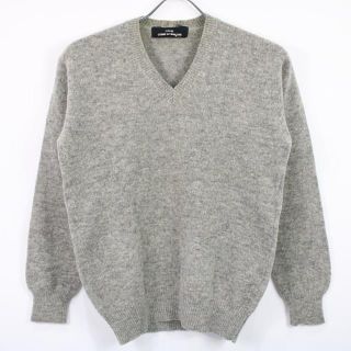 tricot COMME des GARCONS / トリココムデギャルソン | 初期 80s | ウールVネックニットセーター | グレー | レディース(ニット/セーター)