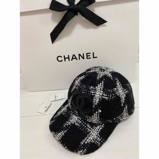 CHANEL ♡ キラキラツィードキャップ⭐︎used