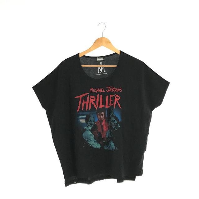 HYSTERIC GLAMOUR / ヒステリックグラマー | MICHAEL JACKSON/THRILLER プリント プルオーバー  プリントTシャツ 01182CT01 | FREE | ブラック | メンズ | フリマアプリ ラクマ