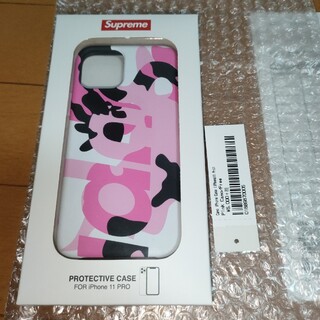 シュプリーム(Supreme)のSupreme Camo iPhone Case Pink 11 pro ケース(iPhoneケース)