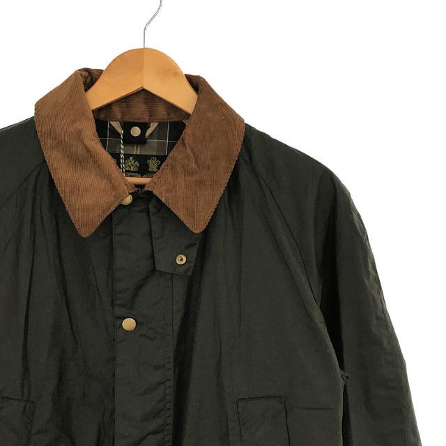 Barbour(バーブァー)の【新品】  Barbour / バブアー |  Lightweight Ashby Wax Jacket チンストラップ付き アシュビー  ライトウェイト ワックス オイルド ジャケット | S | ダークグリーン | メンズ メンズのジャケット/アウター(その他)の商品写真