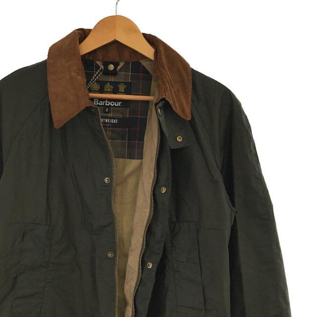 Barbour(バーブァー)の【新品】  Barbour / バブアー |  Lightweight Ashby Wax Jacket チンストラップ付き アシュビー  ライトウェイト ワックス オイルド ジャケット | S | ダークグリーン | メンズ メンズのジャケット/アウター(その他)の商品写真