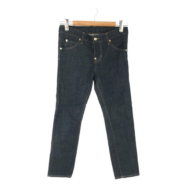 レディース【美品】  DSQUARED2 / ディースクエアード | 2018SS | COOL GIRL JEAN 5P 24-7STAR レザーパッチ 濃紺 デニム パンツ | 36 | インディゴ | レディース