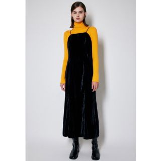 moussy - MOUSSY PLEATED VELOUR SLIP ドレスの通販 by りん's shop