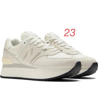 ニューバランス(New Balance)のニューバランスnew balance スニーカー 白 WL574Z AAB 23(スニーカー)