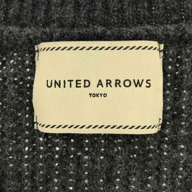 UNITED ARROWS(ユナイテッドアローズ)のUNITED ARROWS / ユナイテッドアローズ | ウール キーネック ニット セーター | F | チャコール | レディース レディースのトップス(ニット/セーター)の商品写真