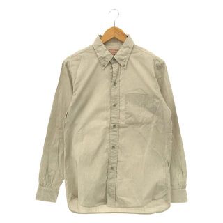 ボンクラ(BONCOURA)のBONCOURA / ボンクラ | ストライプ ボタンダウンシャツ | 38 | グレー | メンズ(Tシャツ/カットソー(七分/長袖))