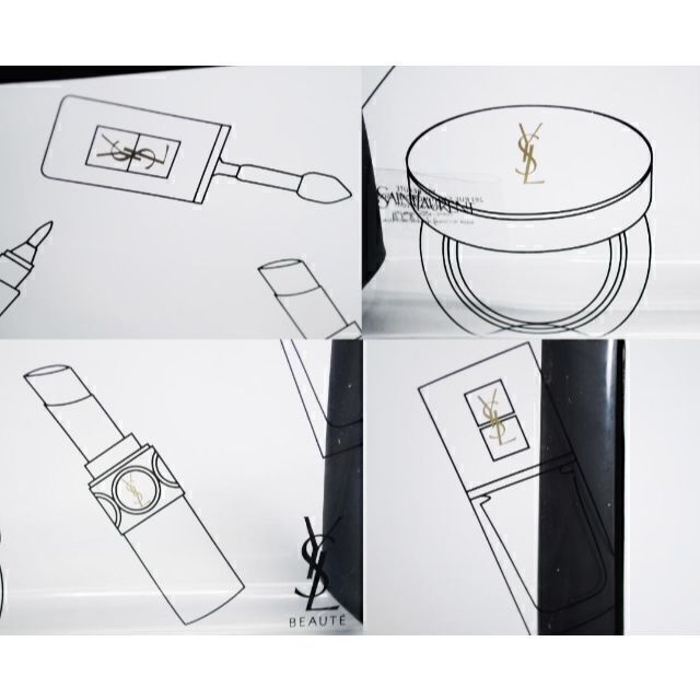 Yves Saint Laurent Beaute(イヴサンローランボーテ)のyslpJ 新品未使用本物 YSL イヴサンローラン　ノベルティクリアポーチ レディースのファッション小物(ポーチ)の商品写真