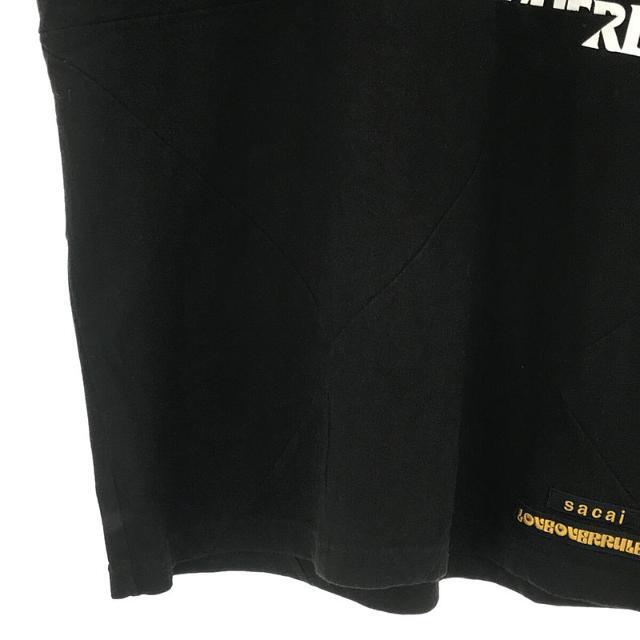 【美品】 sacai / サカイ | 2021SS | × HANK WILL THOMAS ハンク ウィリス トーマス コラボ ARCHIVE MIX T-SHIRT パッチワーク アーカイブ ミックス Tシャツ | 5 | ブラック | メンズ