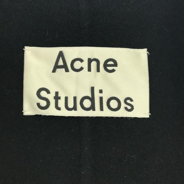 Acne Studios(アクネストゥディオズ)の【新品】  Acne Studios / アクネ ストゥディオズ | Single breasted Wool Coat ウール シングル ブレスト ロング チェスター コート カバー・ハンガー付属有 | 34 | ブラック | レディース レディースのジャケット/アウター(その他)の商品写真