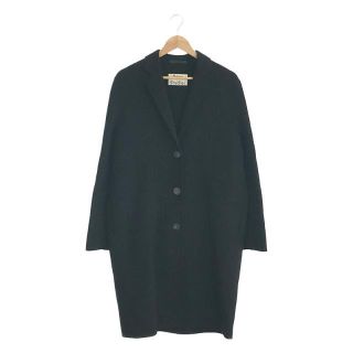 アクネストゥディオズ(Acne Studios)の【新品】  Acne Studios / アクネ ストゥディオズ | Single breasted Wool Coat ウール シングル ブレスト ロング チェスター コート カバー・ハンガー付属有 | 34 | ブラック | レディース(その他)