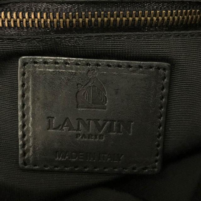 LANVIN(ランバン)の【美品】  LANVIN / ランバン | BAG REFLEX SHOPPING IN COTTON PRINTED パイソンキャンバスプリント 2WAY バッグ | ベージュ/ブラック | レディース レディースのバッグ(ハンドバッグ)の商品写真