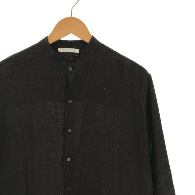 GALERIE VIE / ギャルリーヴィー | 2020SS | コットン リネン ウール スラブ ロングシャツ ワンピース | 36 | パープル | レディース