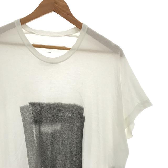 JULIUS / ユリウス | × NUBIAN ヌビアン 別注 FRENCH TEE EXCLUSIVE コットン レーヨン フレンチスリーブ オーバーサイズ Tシャツ | 1 | OFF WHITE | メンズ