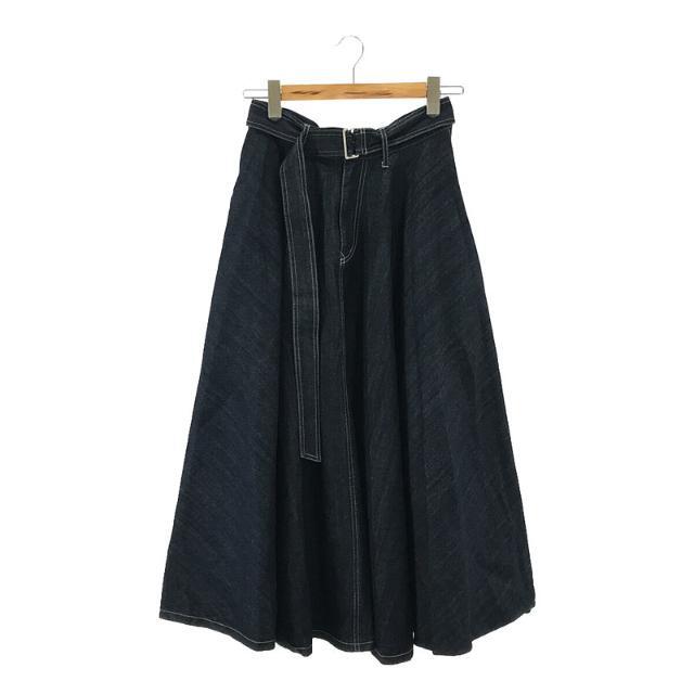 foufou / フーフー | super flare denim skirt スーパーフレア デニムスカート | 1 | インディゴ | レディース