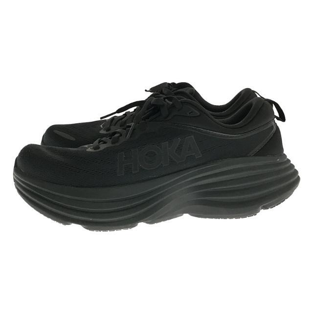 【美品】  HOKA ONE ONE / ホカオネオネ | M BONDI 8 ボンダイ 8 ローカット スニーカー 箱付き | 9.5 D | ブラック | メンズ メンズの靴/シューズ(スニーカー)の商品写真