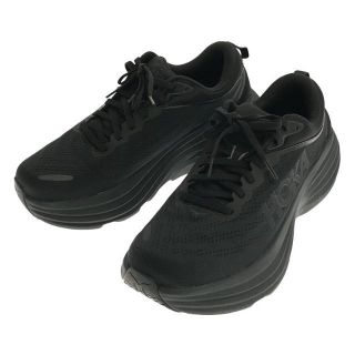 【美品】  HOKA ONE ONE / ホカオネオネ | M BONDI 8 ボンダイ 8 ローカット スニーカー 箱付き | 9.5 D | ブラック | メンズ(スニーカー)