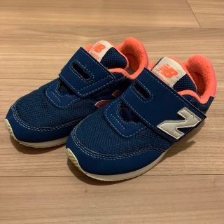 ニューバランス(New Balance)のニューバランス　ネイビー×ピンク　16cm(スニーカー)