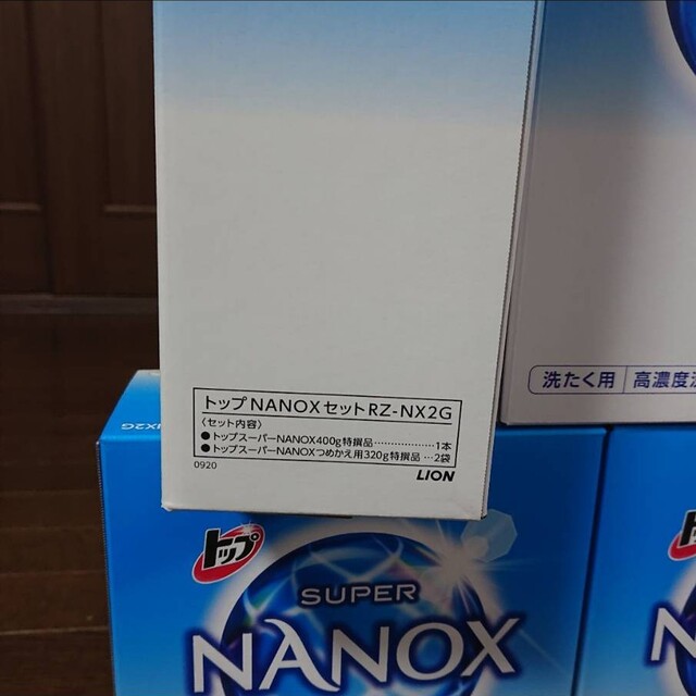 トップ スーパーNANOX 6箱 [本体400g×6+詰め替え320g×12] 1