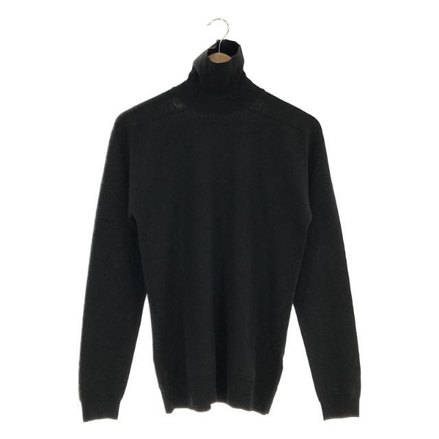 【美品】  JOHN SMEDLEY / ジョンスメドレー | メリノウール タートルネック ニット black | S | ブラック | レディース